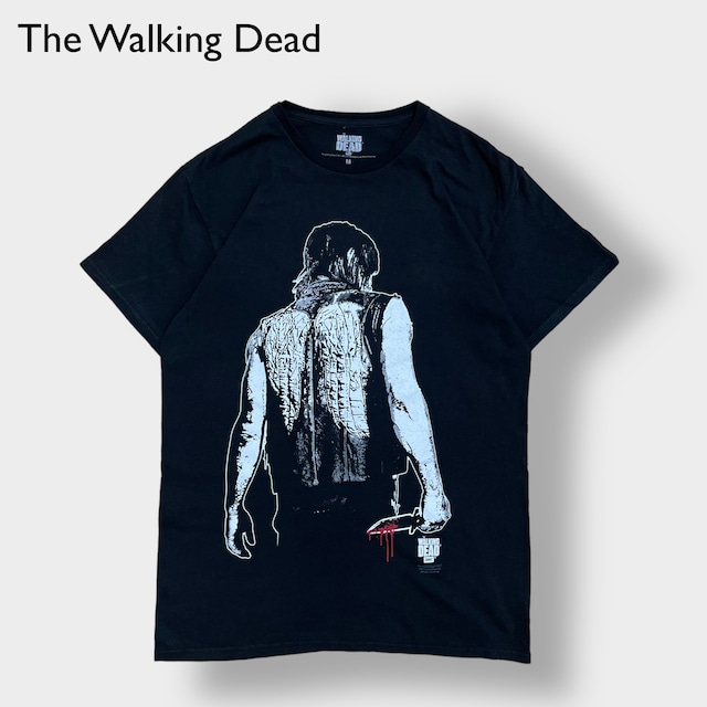 【The Walking Dead】ウォーキングデッド Tシャツ ダリル 背中 海外ドラマ ゾンビ M 黒 半袖 us古着