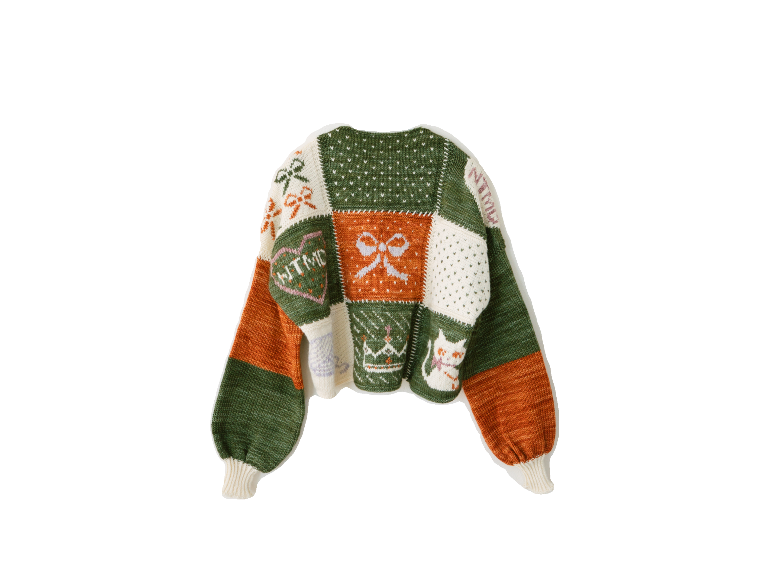 DL編み図】 Patchwork Parade Cardigan | ナツメド
