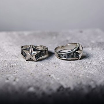 Hammered ring silver925 (SKB352) | Pay ID