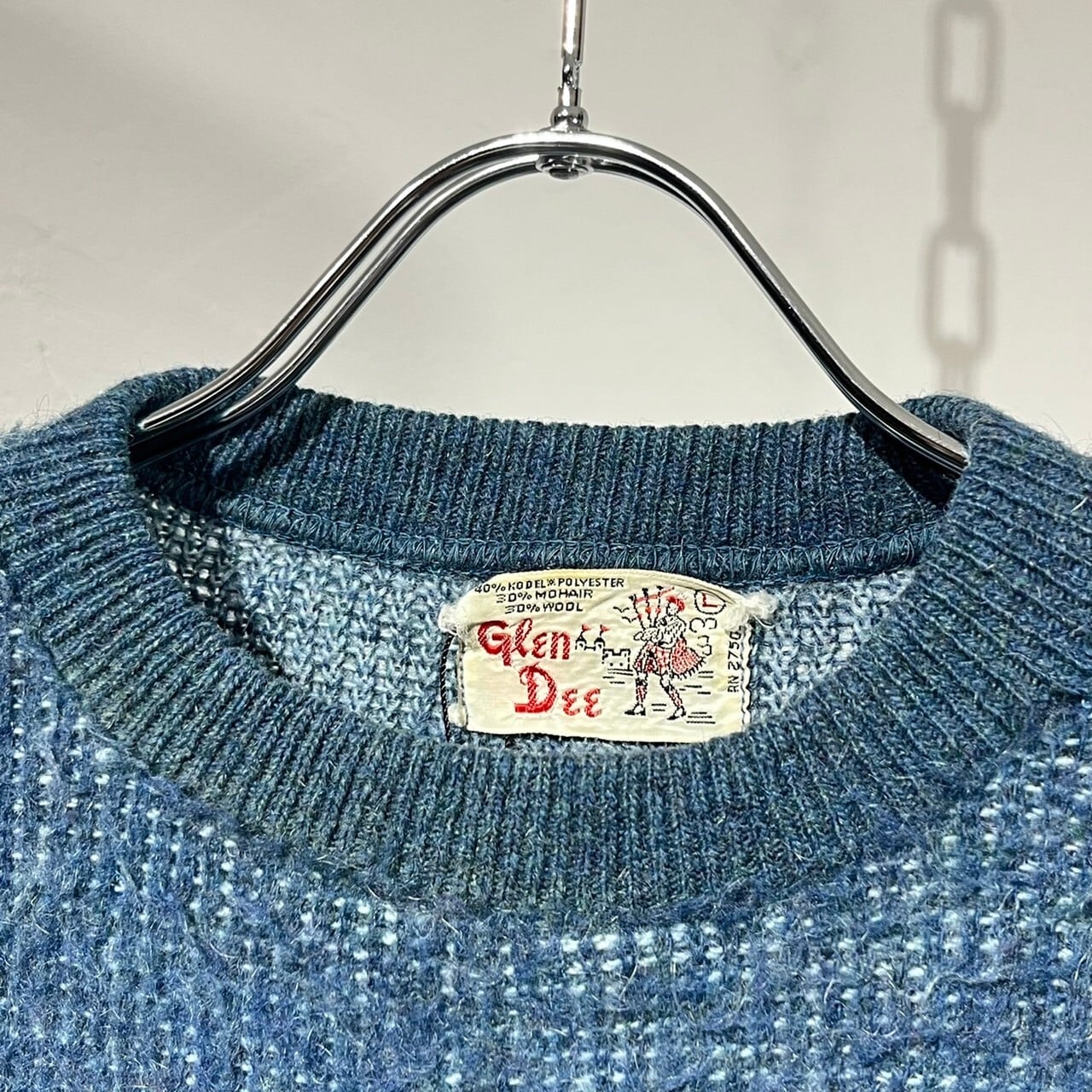 60s Glen Dee Mohair Knit Sweater | VOLAR 60s Glen Dee Mohair Knit Sweater | VOLAR