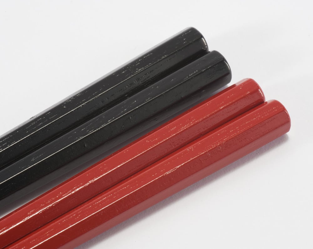 大黒屋 江戸木箸 八角上塗 鉄木 各色