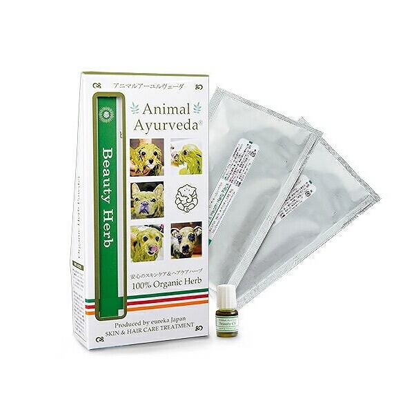 アニマルアーユルヴェーダ ビューティ＆ヘルスハーブパック １Kg アニマルアーユルヴェーダ ビューティ＆ヘルス ハーブパック 150g （30g×5袋） 毛玉ができやすい 抜け毛 が多い 換毛期の子に |  DOGOne公式店 ST-MART.2