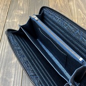 エレファント 長財布 クリスタルブルー