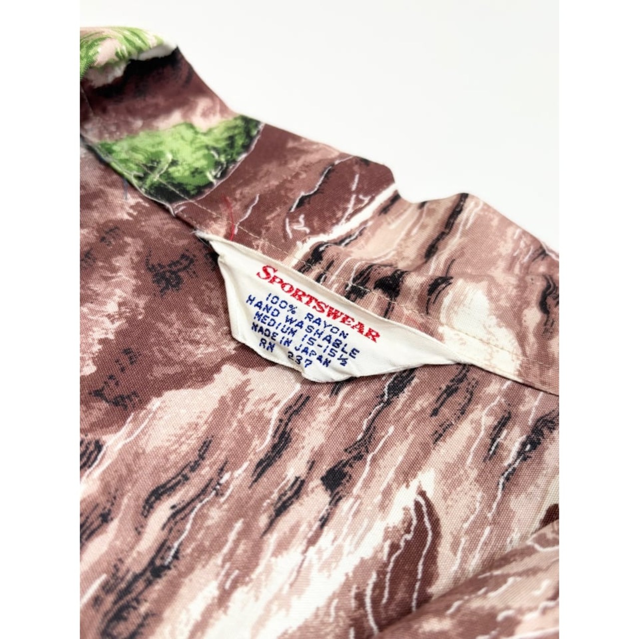 60s SPORTSWEAR HAWAIIAN SHIRT MADE IN JAPAN  Size M