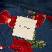 Karl Helmut カールヘルム 裏地花柄 ワーク ジャケット /ネイビーブルー/裏地キルティング/メンズ/中綿/ピンクハウス