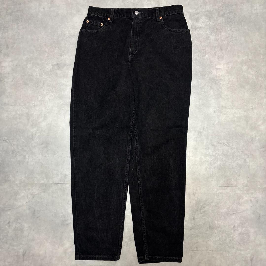 Levi's リーバイス 550 ブラックデニムパンツ メンズW38 古着 ビッグ