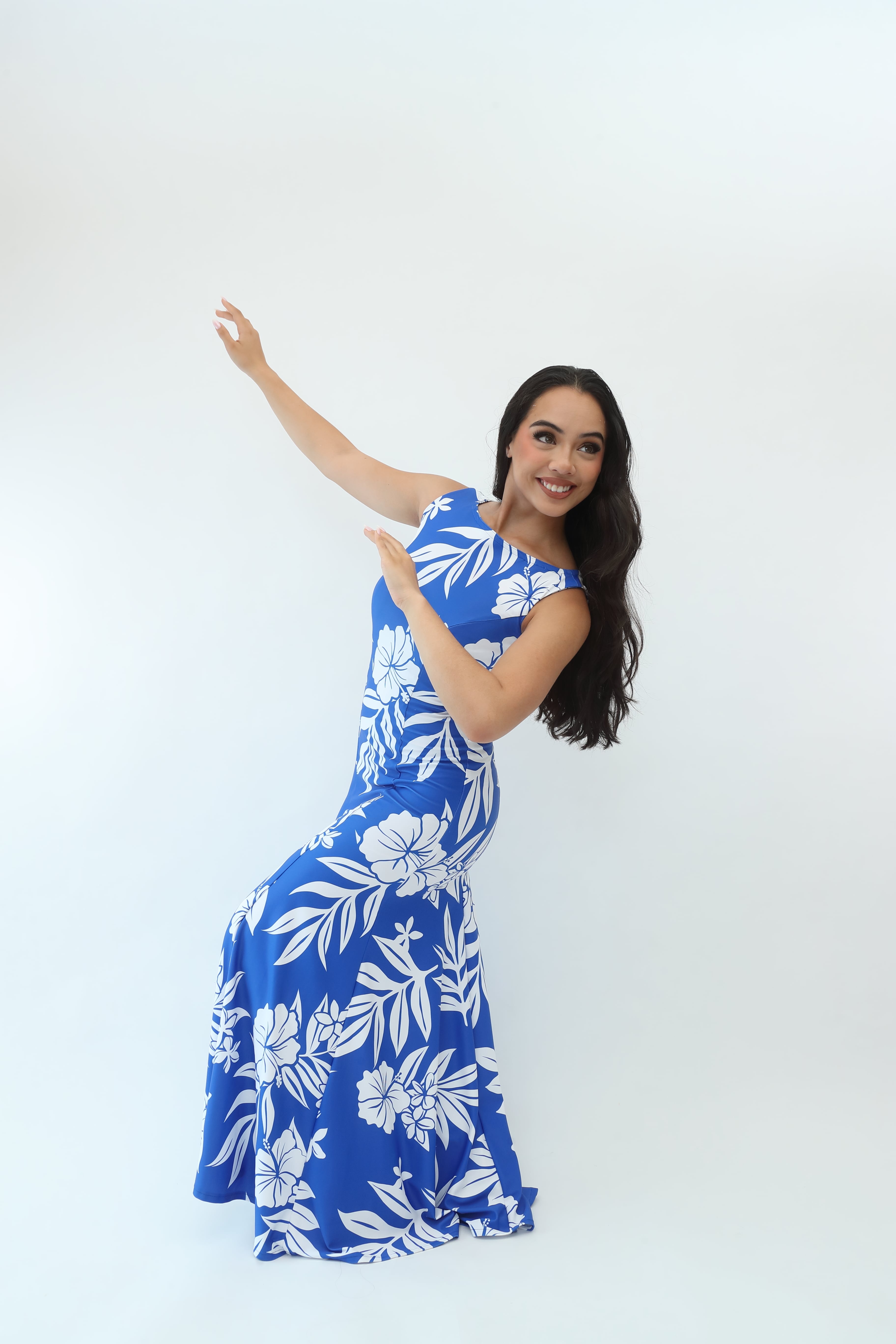 タヒチアンダンス　モレ　青 楽天市場】社交ダンス サイズ S M L XL 2XL ラテン衣装 モダン