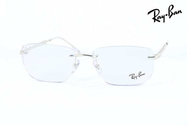 Ray-Ban メガネ RX3768V 2501 ツーポイント スクエア 縁無し RB3768V レイバン 正規品