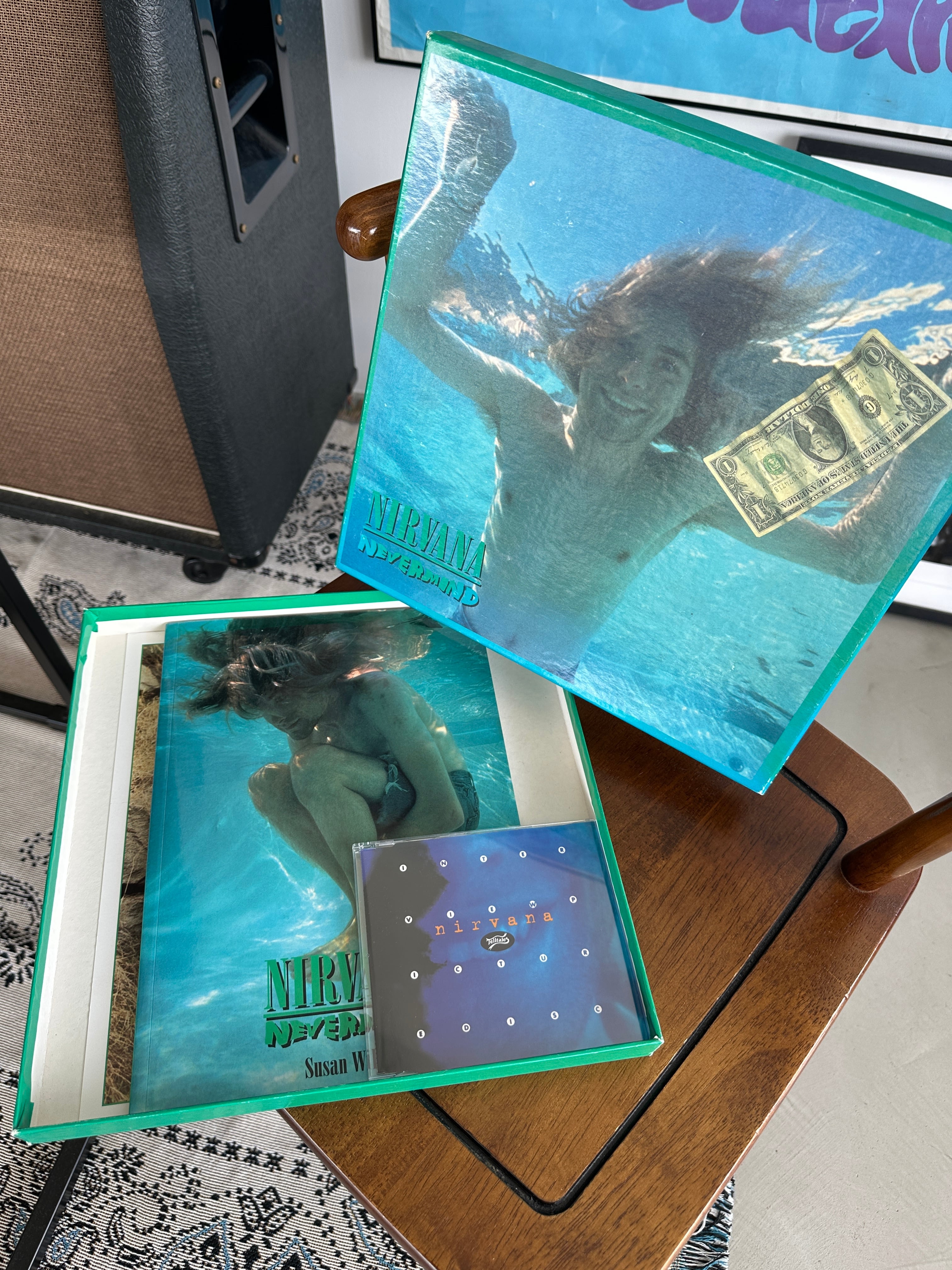 【新品タグ付】NIRVANA UK限定/日本未発売カラー 英国買付 希少L 90s NIRVANA 