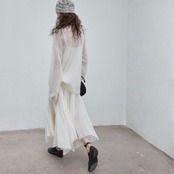 Nuage Gather Mohair Knit F0496