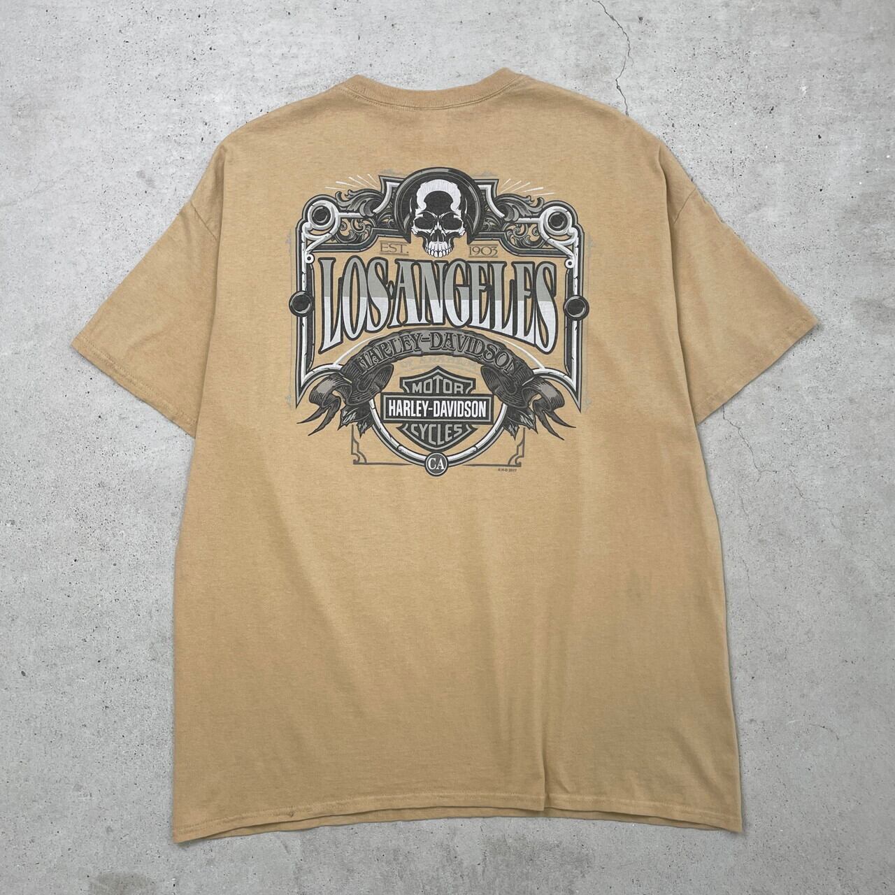Harley-Davidson ハーレーダビッドソン モーターサイクル プリントT