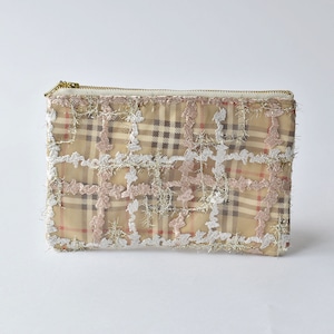 W ZIP POUCH チュール / No,10215
