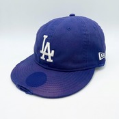 NEW ERA 9THIRTY/930 powered by GORO (min-nano) Los Angeles Dodgers / ロサンゼルス・ドジャース ダメージ/パッカブルバイザー/モンレーウォッシュ Dark Royal