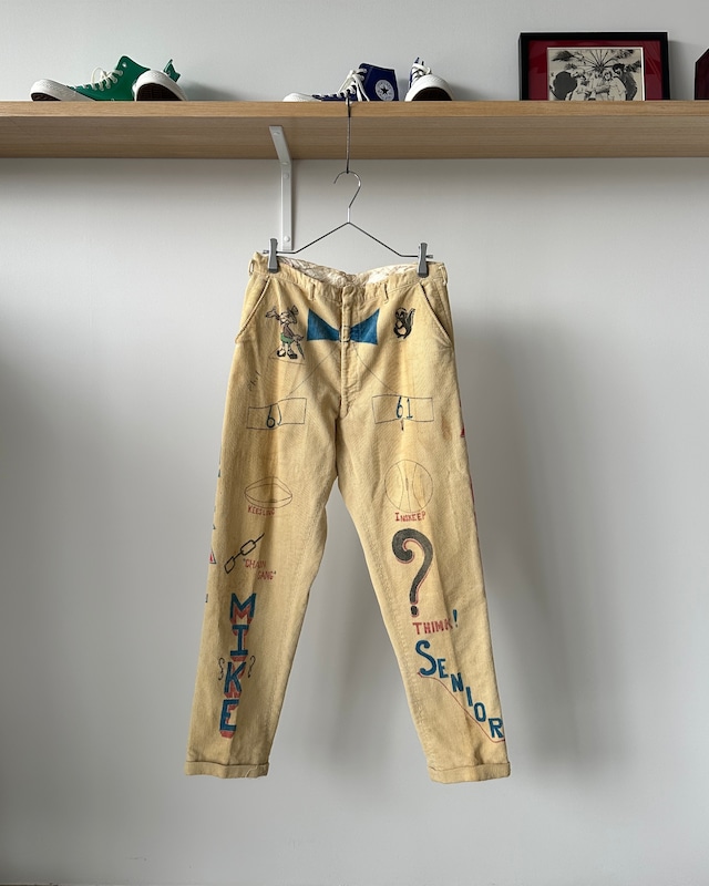 -RONAL TROUSERS- Vintage 50-60s Memorial Corduroy Trousers