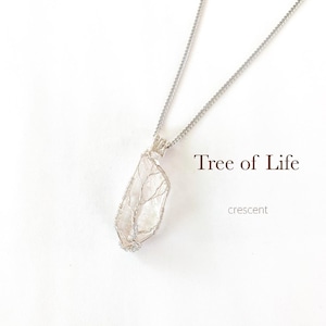 ワイヤーアートネックレス（生命の樹/tree of life）