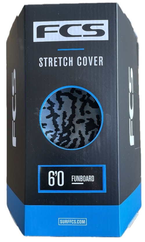 FCS 6'0  STRETCH COVER FUNBOARD  TRANQUIL-BLUE