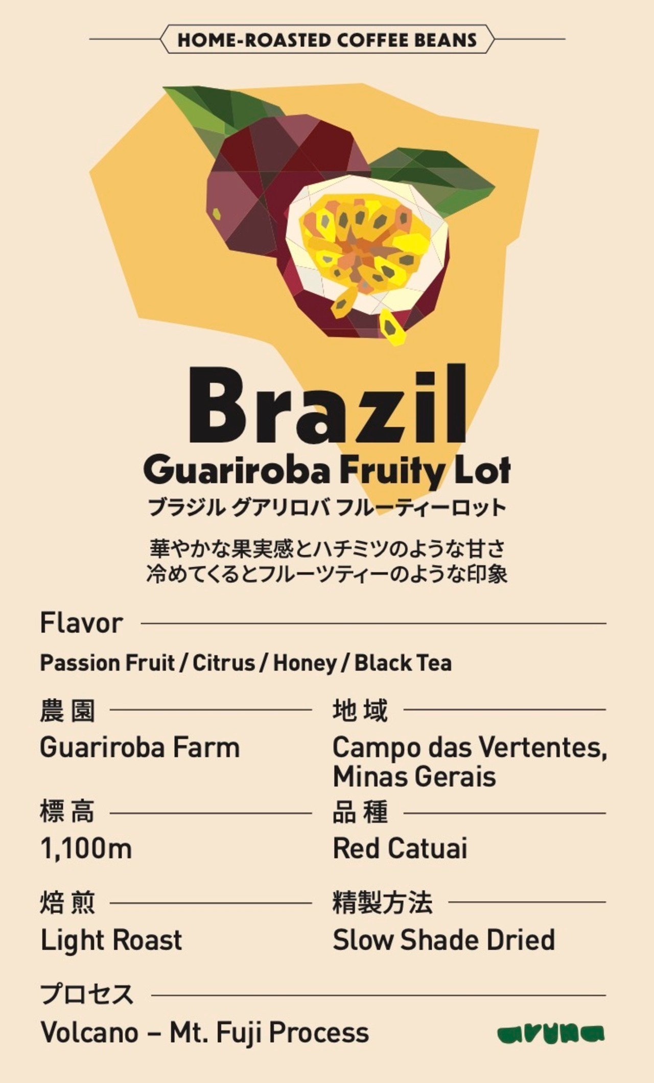 Brazil Guariroba Fruity Lot