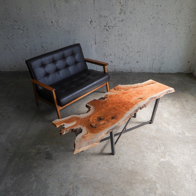 ＜送無＞ 欅のローテーブル 大きめです