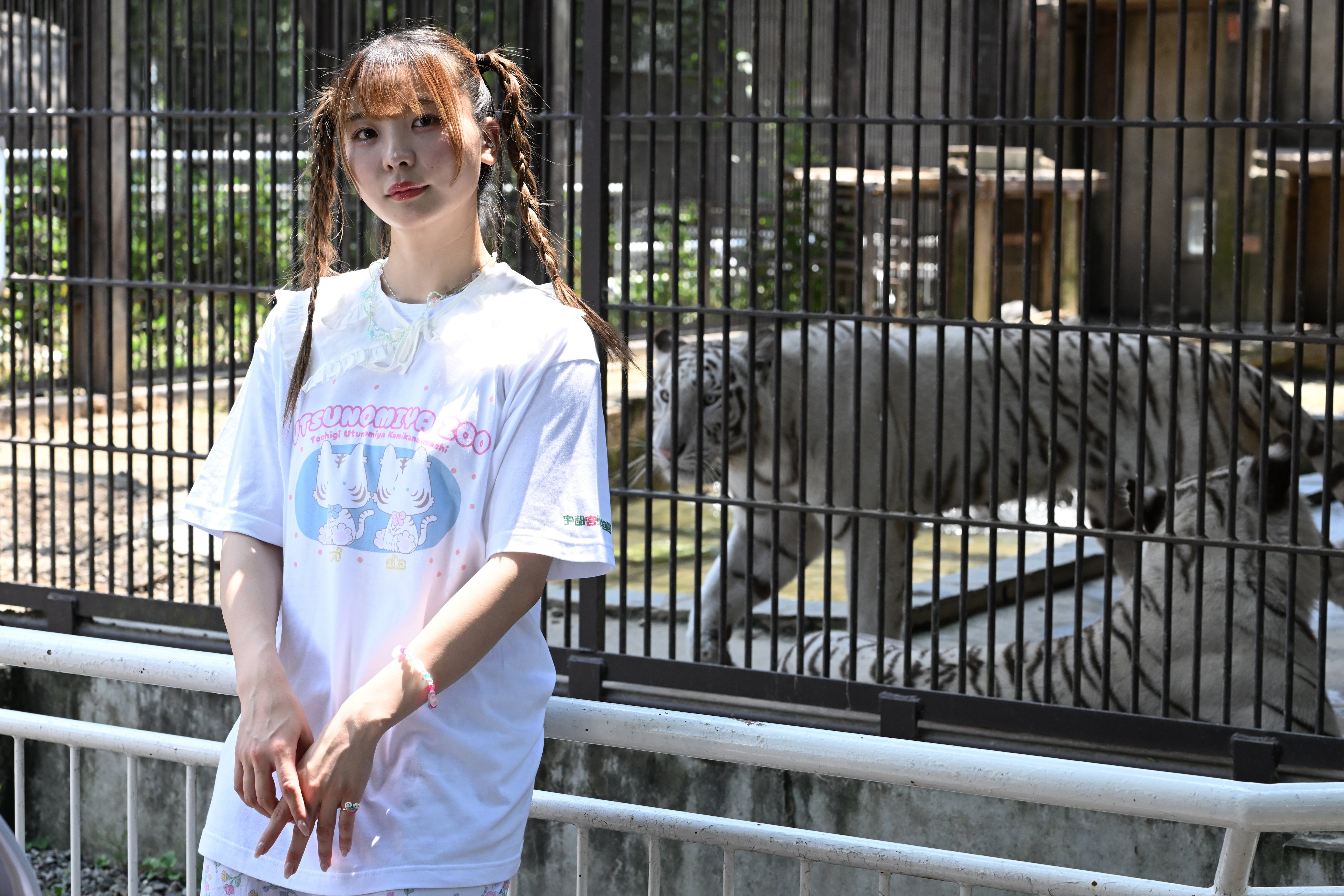 オフィシャルロゴ入り・ベビーホワイトタイガーTシャツ | トウキョウ