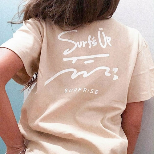 Surf's Up Tee - Light beige