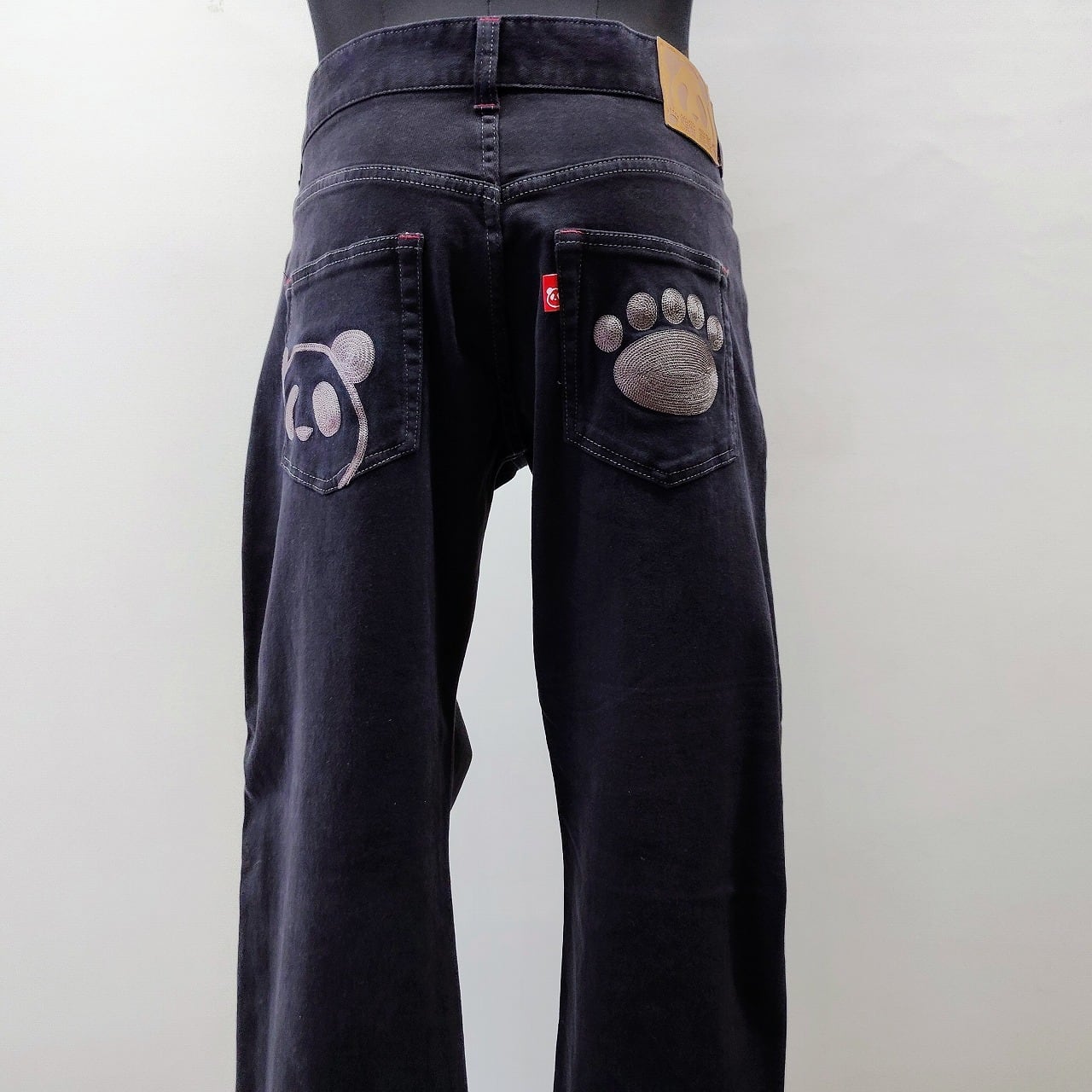 パンディエスタ お尻刺繍デニムパンツ ストレッチ 36 38インチ