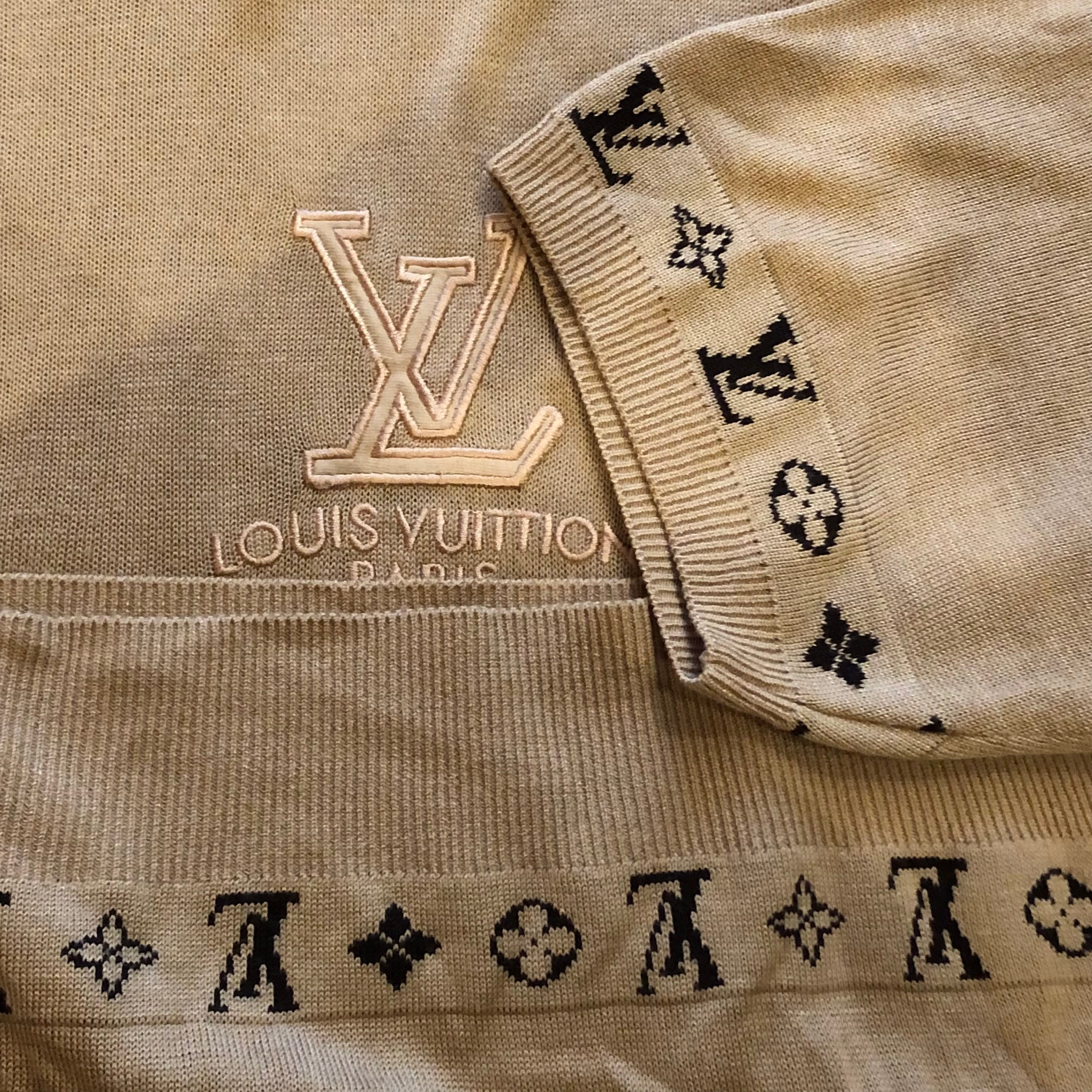 Vintage Louis Vuitton LV Sweatshirt 90s Hip Hop Rap Bootleg – For