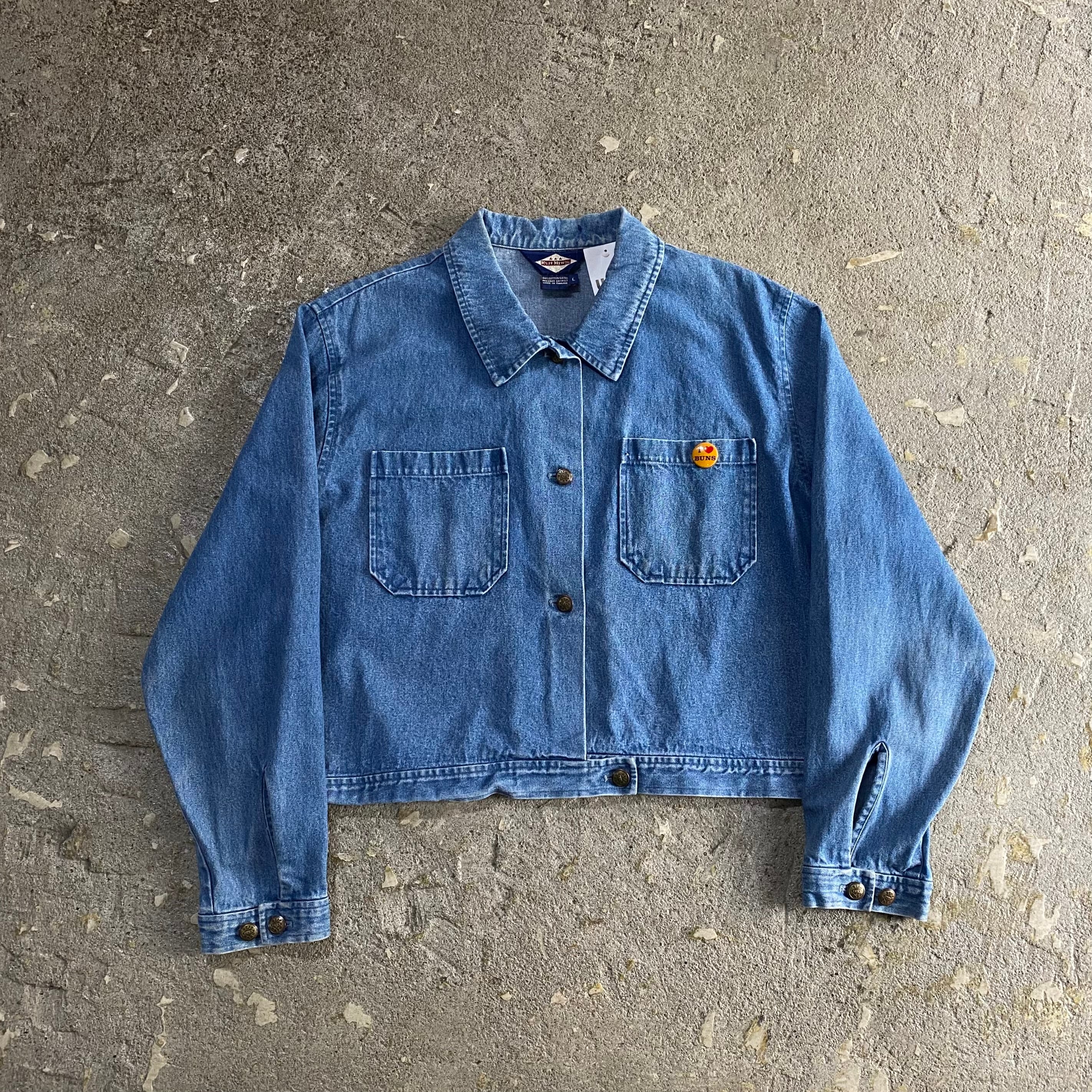 90s RUFF HEWN denim jacket