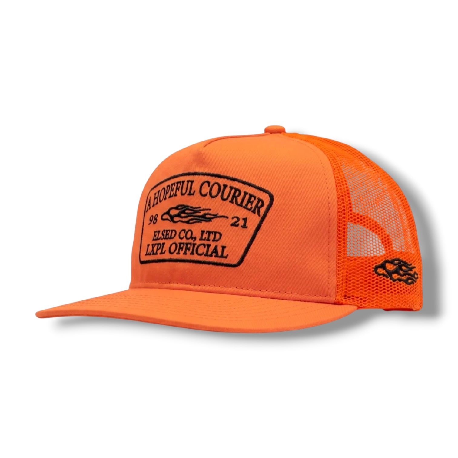 LXPL CAP LE トラッカーキャップ メッシュキャップ アメカジ オレンジ