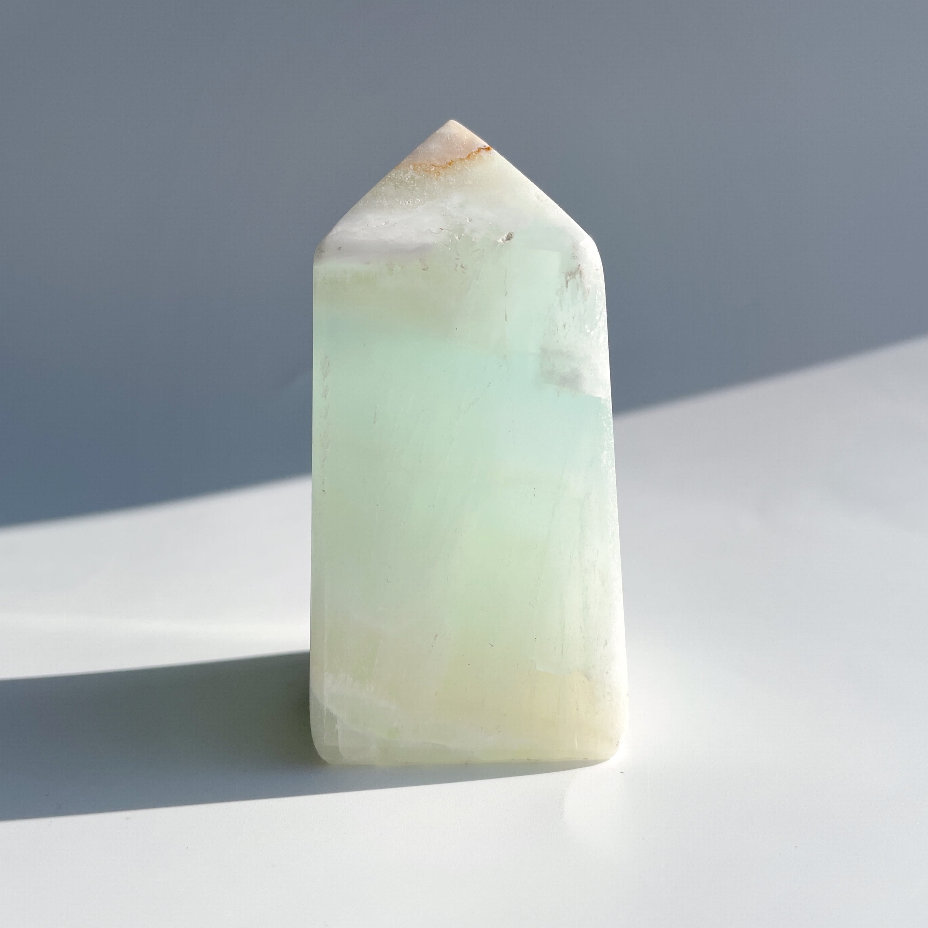 カリビアンブルーカルサイト タワー94◇Caribbian Blue Calcite
