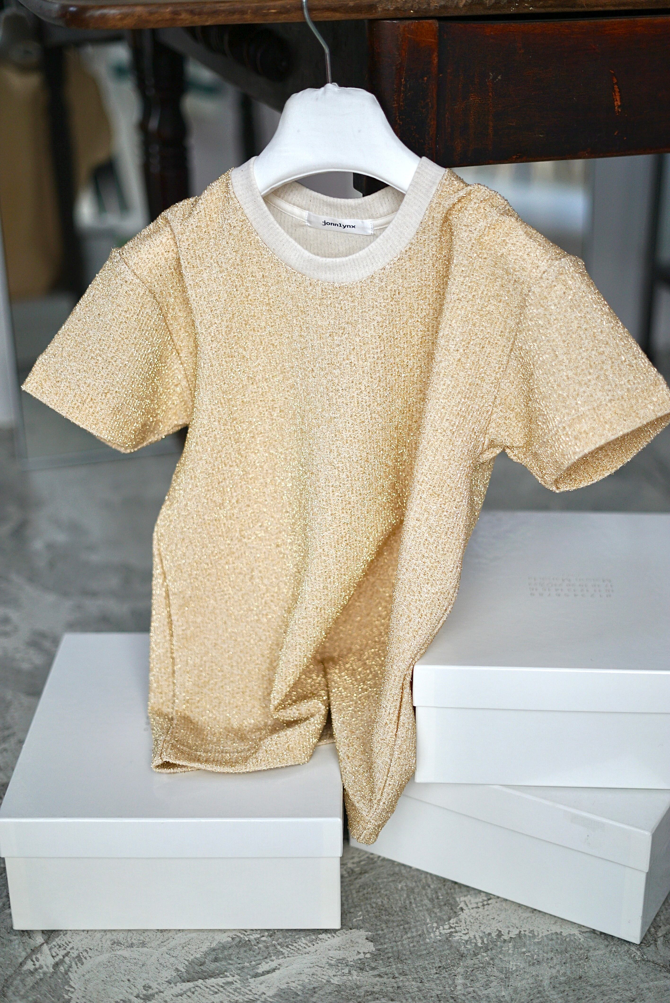 jonnlynx / lame tee (silver, gold) | JUQUI Online