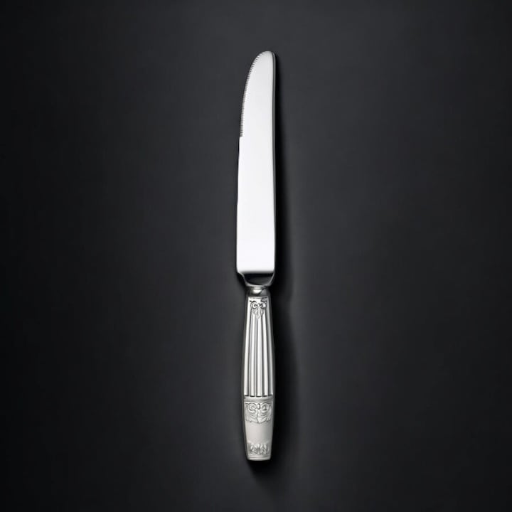 ラッキーウッド ロッキンガム☆ 洋白銀 フルーツナイフ 6本セット☆お値下げ ラッキーウッド ロッキンガム☆ 洋白銀 フルーツナイフ 6本