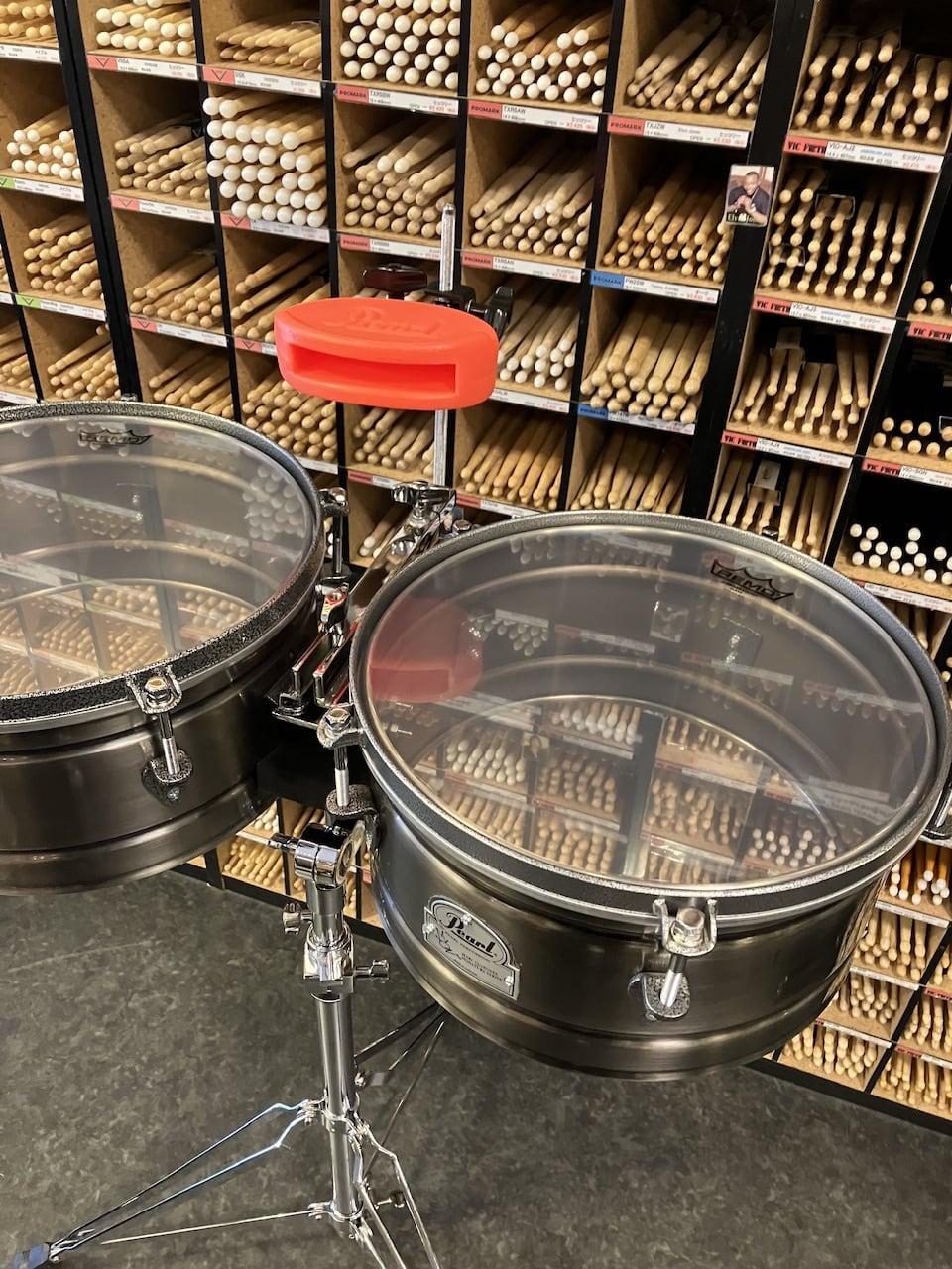 海外仕様] Pearl Marc Quinones Signature Elite Timbales 14″ & 15