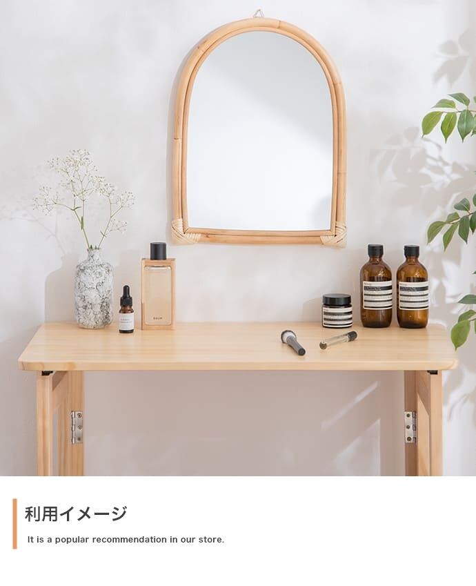 Mer(メル) 折りたたみデスク&チェアセット【幅70cm】 | セーフリー