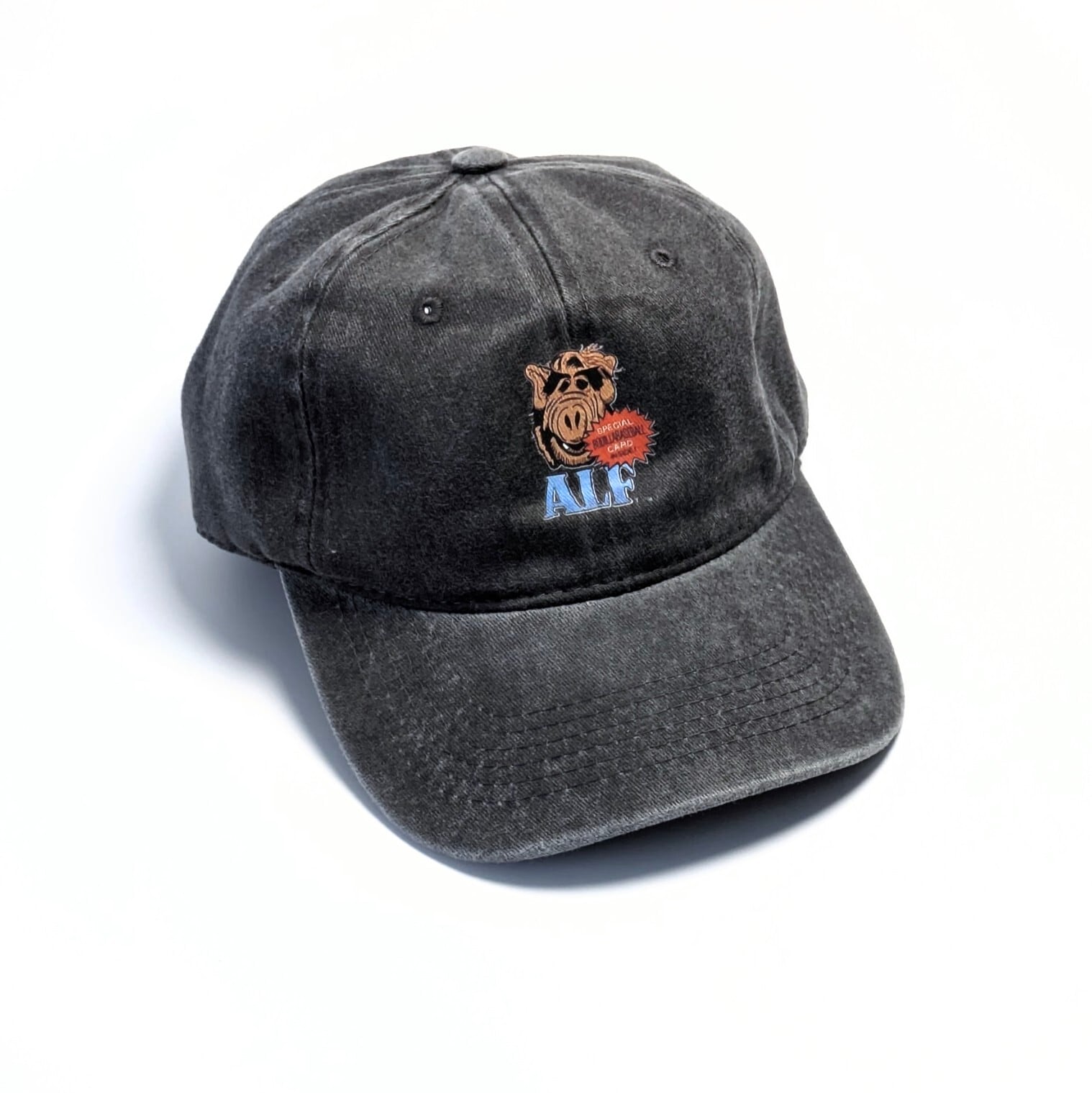 【 ALF（ アルフ ） 】 6パネルCAP / ベースボールキャップ / ウォッシュ加工 / ピグメント加工 〚アメリカン雑貨 アメトイ〛