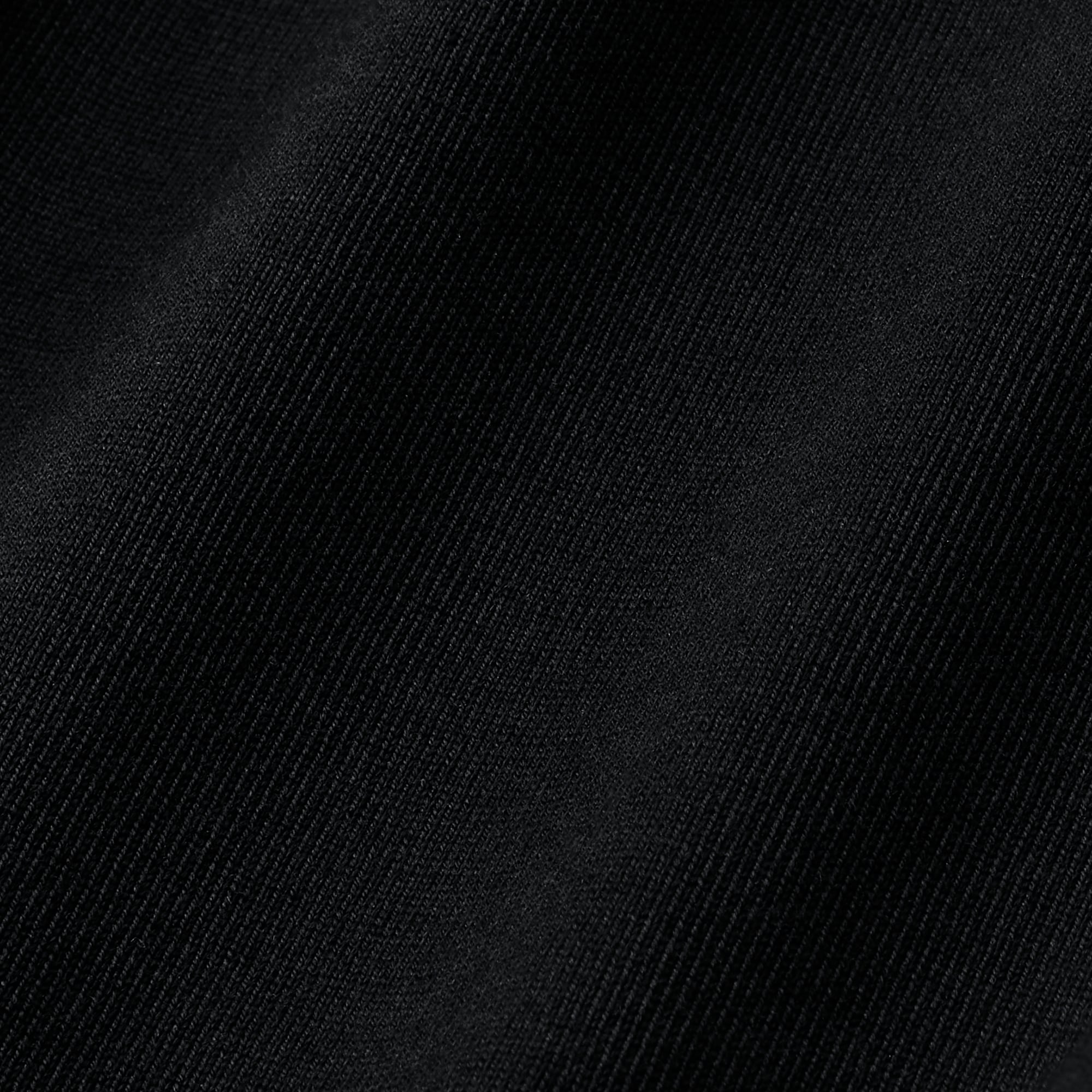 everyone rich cotton long sleeve tee shirt (BLACK) | everyone