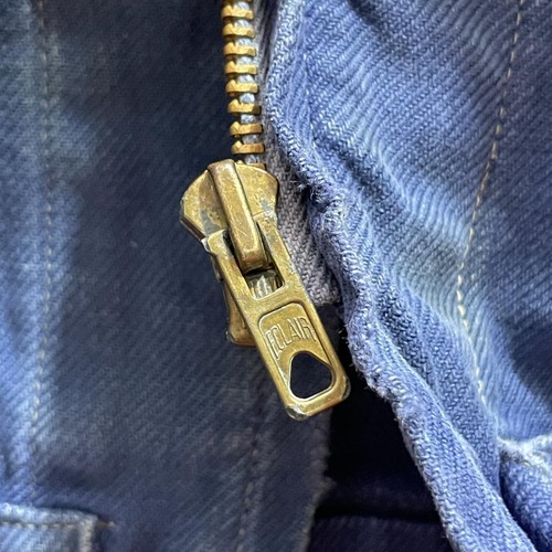 60s eclair zipper コットンツイル メカニックジャケット 詳細写真2