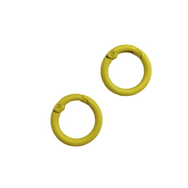 DIYジュエリー用カラースプリングリング 25mm