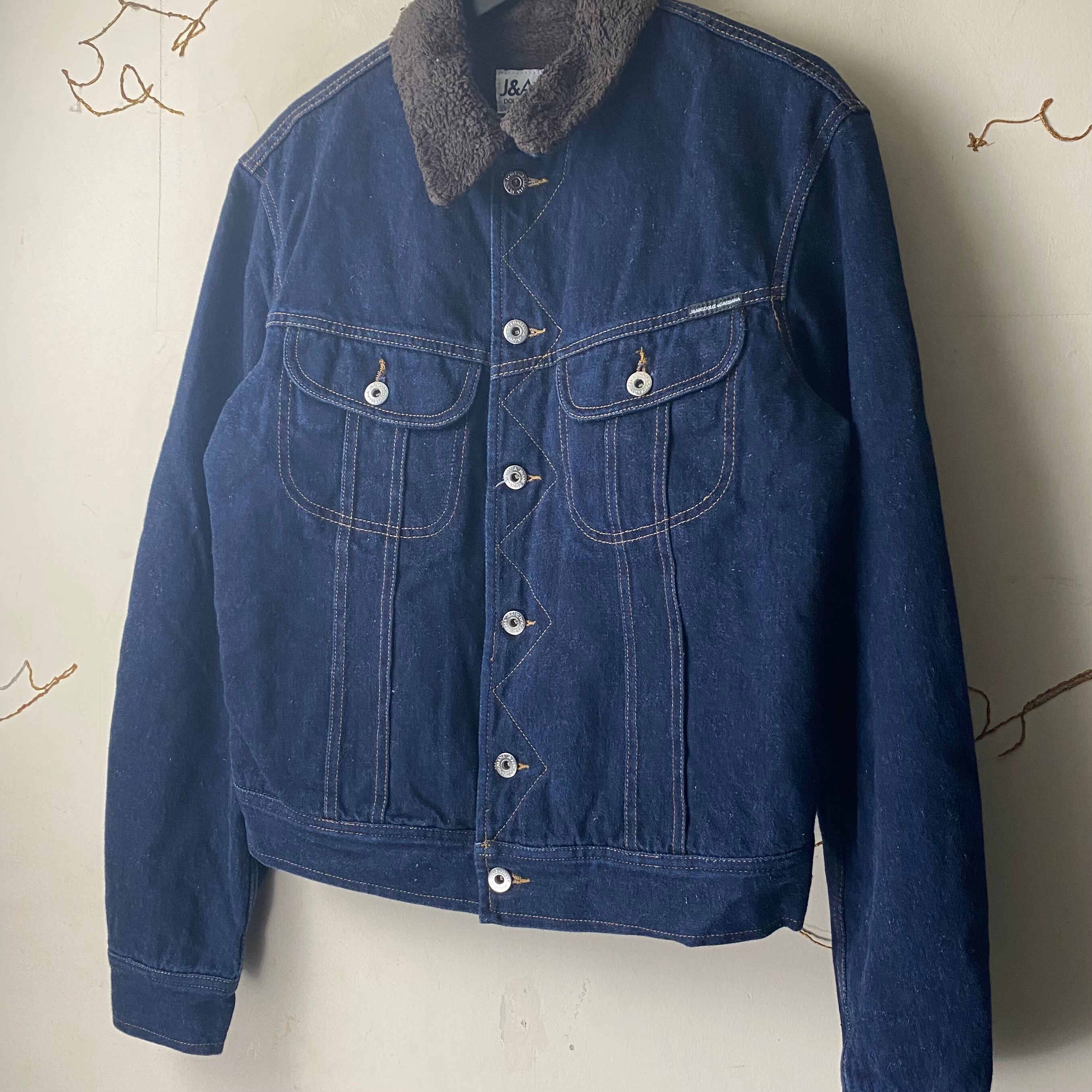 J&ANS DOLCE&GABBANA denim boa jacket | NOIR ONLINE