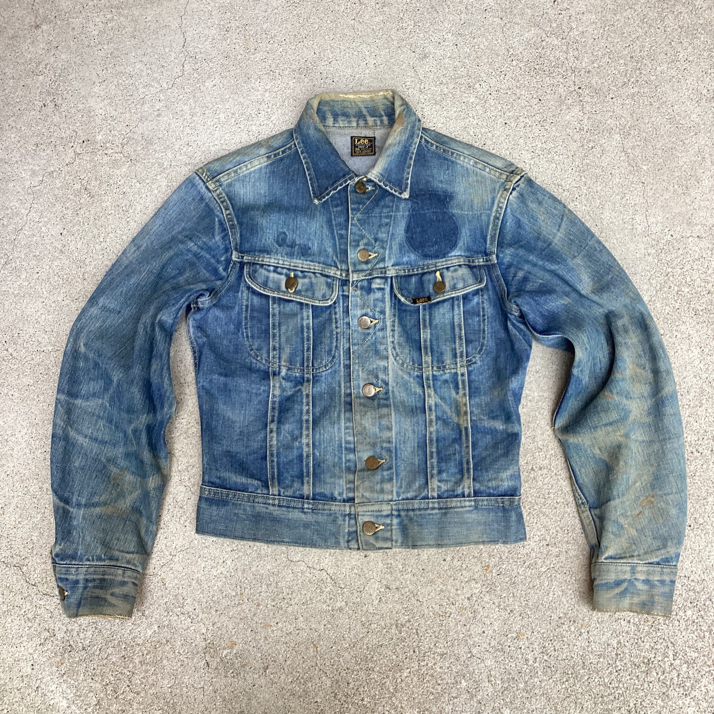 vintage lee made in USA denim jacket bd - Gジャン/デニムジャケット