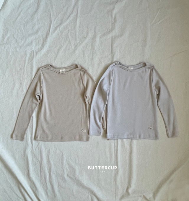 【取寄】buttercup|mild ribbed tee|マイルドリブTシャツ|XS-XL|kids|26 autumn