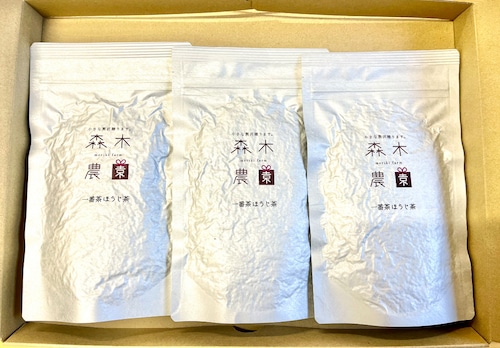 【送料込】【ポスト投函】一番茶ほうじ茶3本セット