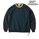 gym master ジムマスター 12oz ヘビー裏起毛 スウェット クルーネック サイドジップ ワイドシルエット メンズ G833740 グリーンクレイジー