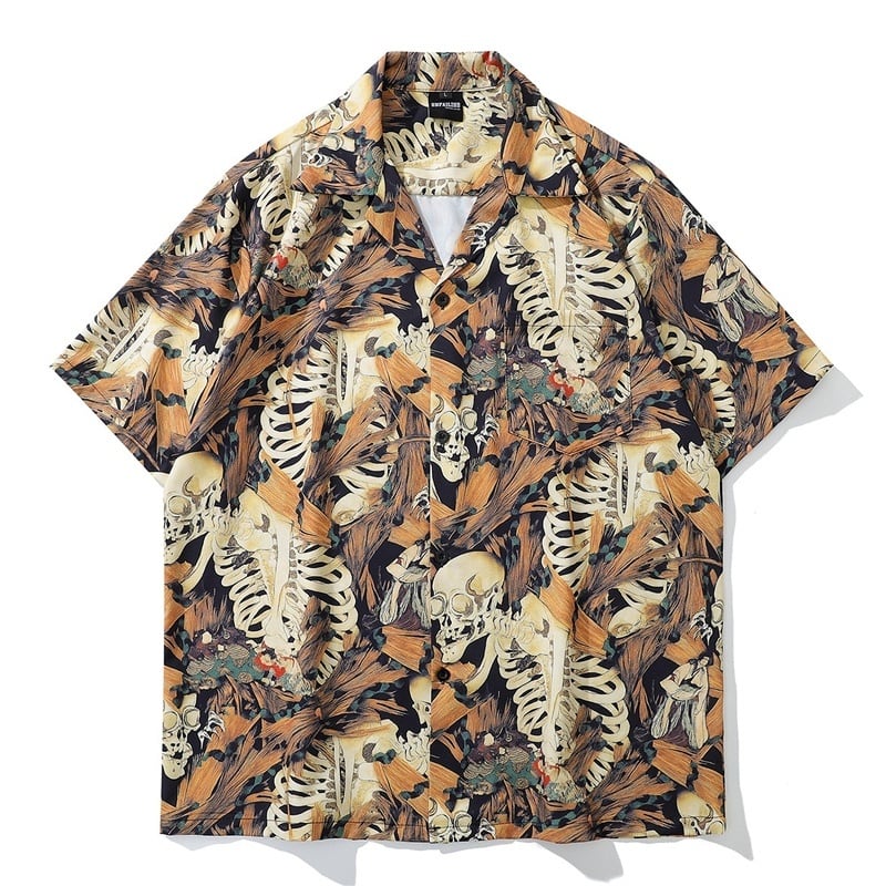Skull print shirt 3233