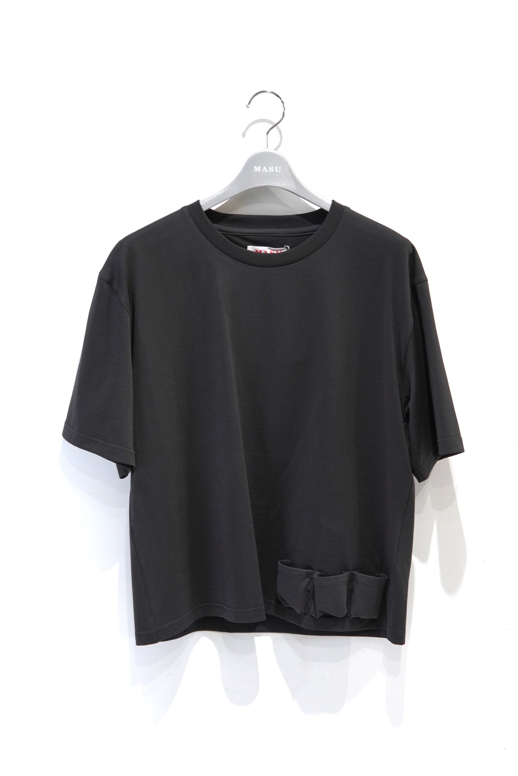 MASU MINI POCKET HOODIE (BLACK) トップス