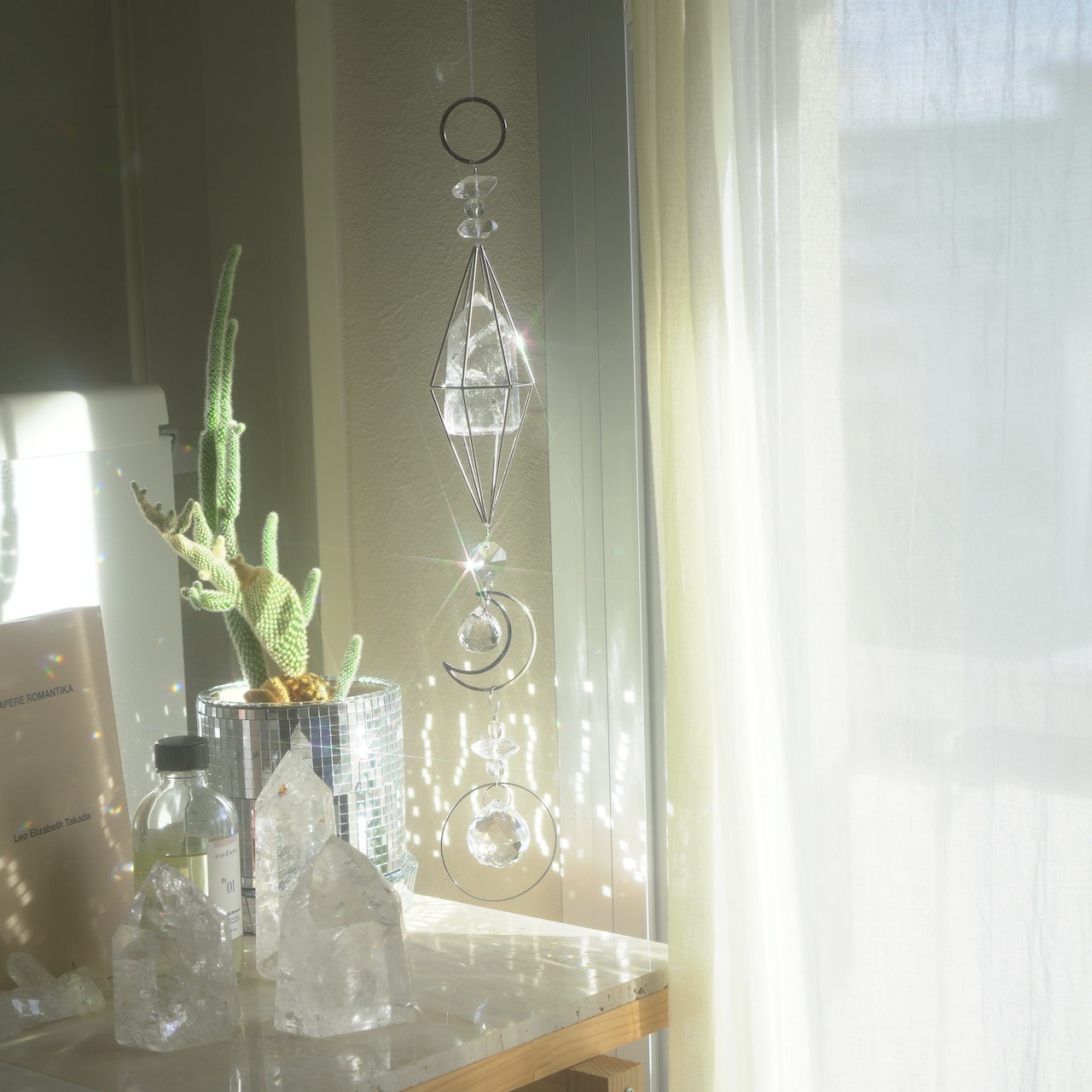 Undine 03 - Lemurian seed crystal / ジェムピラー / Gem Pillar Interior Jewelry