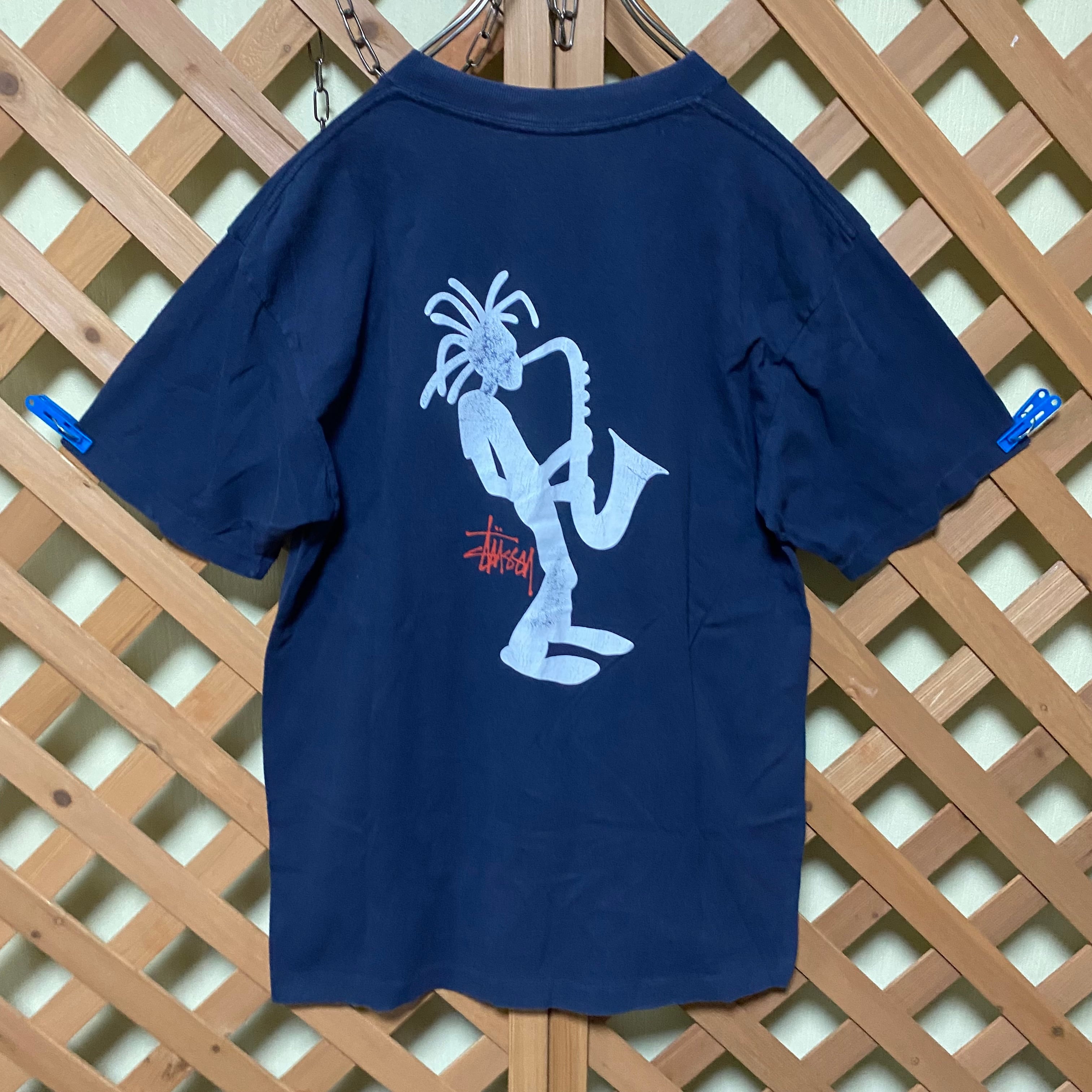 Old stussy Tシャツ 90s シャドーマン USA製 ジャズマン | LUCKY BASE ...