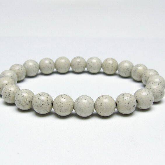 北投石 ブレスレット 9mm 一点物 メール便可 111-50304