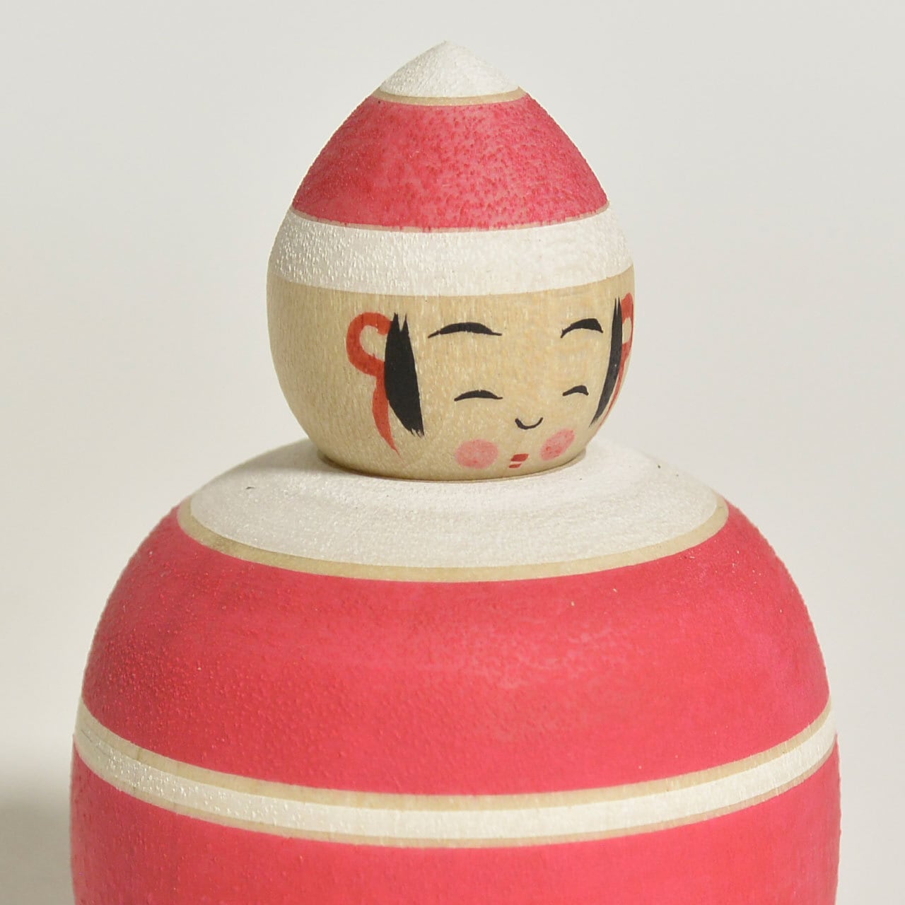 クリスマスえじこちゃんこけし 約1.5寸 約4.5cm 鈴木明 工人（作並系