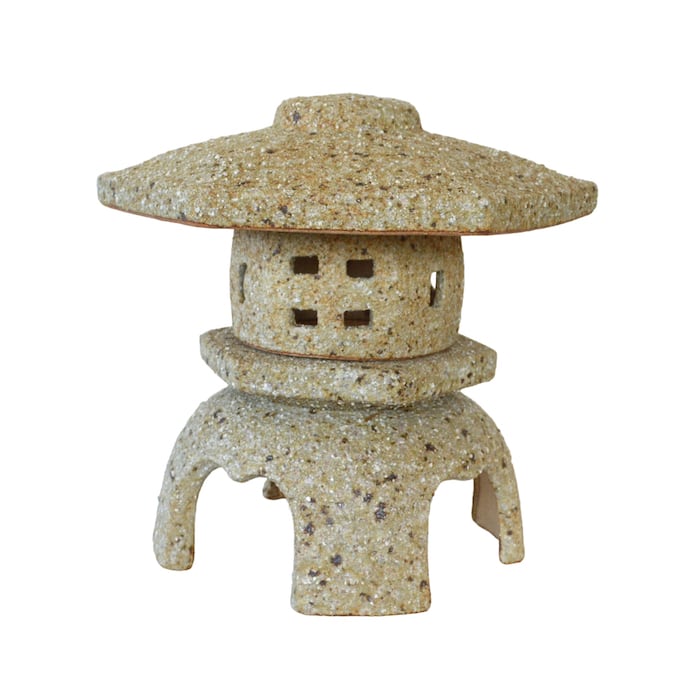 大ふくろう陶器燈籠