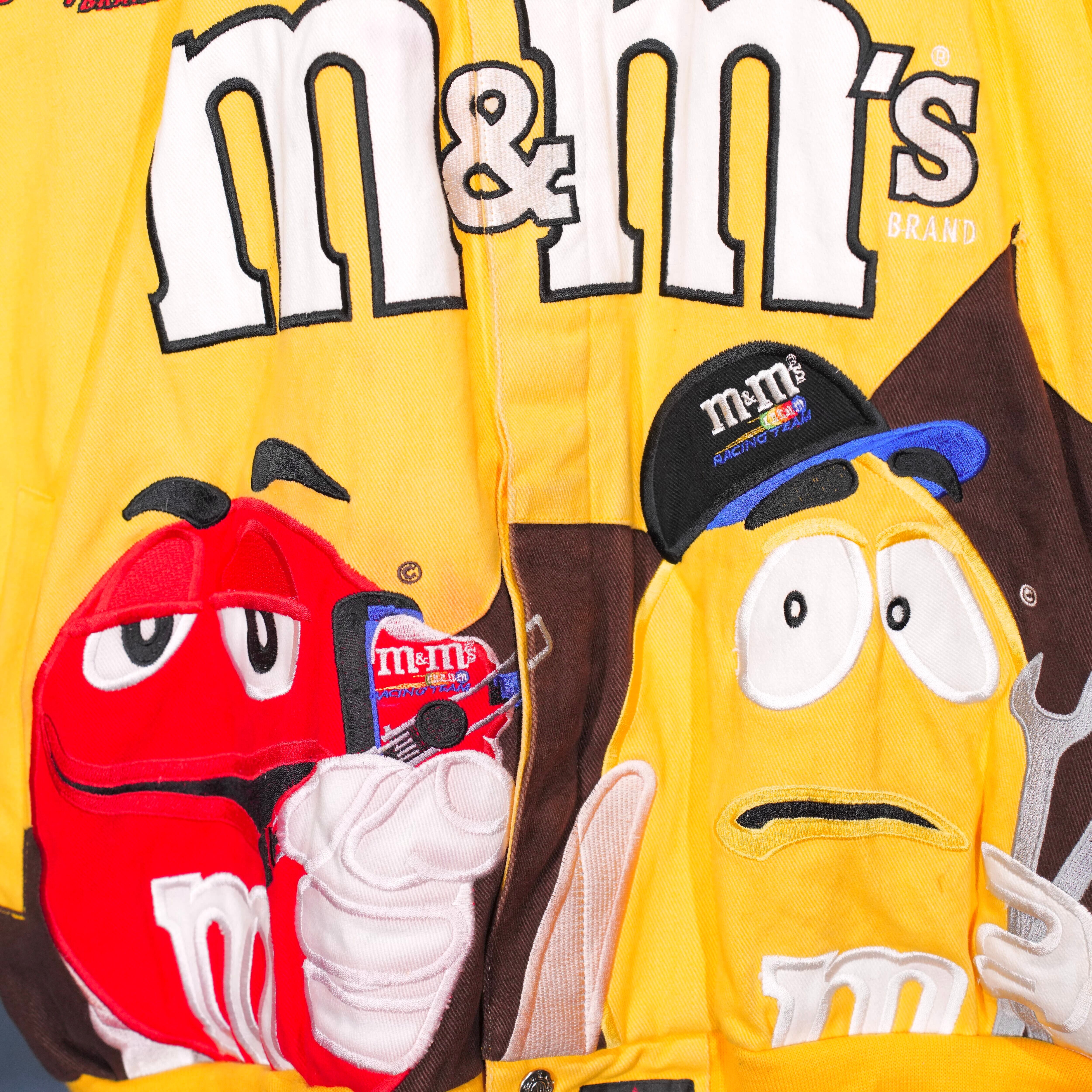 USA VINTAGE JH DESIGN JEFF HAMILTON M&M's CHARACTER EMBRIDERY